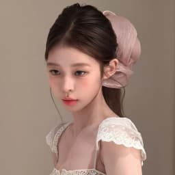 Soft Pleated Chiffon Flower Banana Hair Clips Anti Slip Holder Elegant Hair Barrettes Women Daily Wedding Party Hair Accessories
