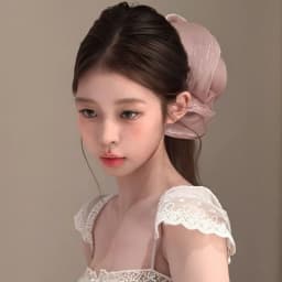 Soft Pleated Chiffon Flower Banana Hair Clips Anti Slip Holder Elegant Hair Barrettes Women Daily Wedding Party Hair Accessories