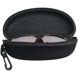 5 Pack Portable Zipper Sunglasses Protector Box Eye Glasses Case Box Oxford Travel Pack Glasses Case Accessories With Hook