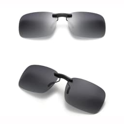 KLASSNUM Polarized Rimless Men Clip On Sunglasse Glasses Narrow Clip-on Lenses Women Anti-glare Sunglasses UV400 Goggles New In