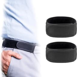 2pc/1pc Buckle Free Waist Belts Men's Ultra-soft No Buckle Elastic Belts Fashion Comfortable Stylish Belt Loop Buckle-Free Belts
