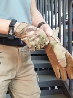 Men Tactical Gloves Touch Screen Sport Outdoor Paintball Combat Hiking Hunting Riding Bike Non-slip Breathable Cycling Equipment