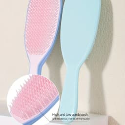 1pcs Detangling Comb Anti-static Soft Scalp Massage Hairbrush Not Knotted Anti-frizz Detachable Comb Hair Styling Tool Salon