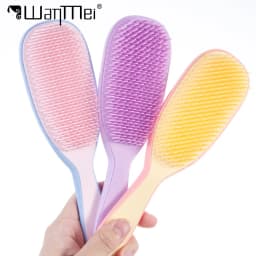 1pcs Detangling Comb Anti-static Soft Scalp Massage Hairbrush Not Knotted Anti-frizz Detachable Comb Hair Styling Tool Salon