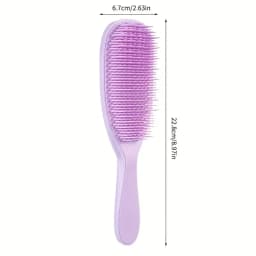 1pcs Detangling Comb Anti-static Soft Scalp Massage Hairbrush Not Knotted Anti-frizz Detachable Comb Hair Styling Tool Salon