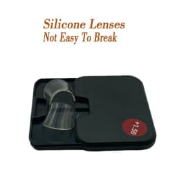 Liquid Silicone Bifocal Reading Glasses Lens 2 Pcs Stick-on Presbyopic Lenses Magnification Reusable Bifocal Ultralight Lenses