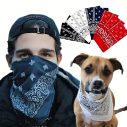 12pcs (unisex) polyester paisley batik bandana, all polyester hip hop street dance outdoor cycling scarf