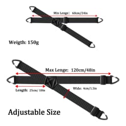 Hidden Suspenders for Men 1.6" Wide Elastic Adjustable Work Suspenders Heavy Duty with 4 Snap Loop X-back Braces for Trousers
