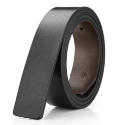 New Men's PU Leather Belts Double Sided Belts Men Fashion No Buckle Belts High Quality Black Brown Sided Strap Waistband 3.3cm