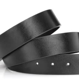 New Men's PU Leather Belts Double Sided Belts Men Fashion No Buckle Belts High Quality Black Brown Sided Strap Waistband 3.3cm