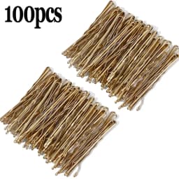 100/50pcs Black Straight Line Hair Clip U-shaped Needle Lady Hairpins Curly Wavy Grips Women Bobby Pins Styling Hair Accessories