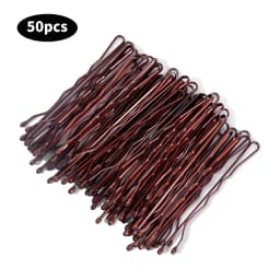 100/50pcs Black Straight Line Hair Clip U-shaped Needle Lady Hairpins Curly Wavy Grips Women Bobby Pins Styling Hair Accessories