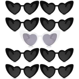 Bachelorette Party Heart Shaped Sunglasses Wedding Bridal Shower Decor Hen Supplies Bride To Be Bridesmaid Gift Glasses