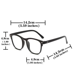 3 Pcs/Set Transparent Computer Glasses Frame Women Men Anti Blue Light Round Eyewear Blocking Glasses Optical Spectacle Eyeglass