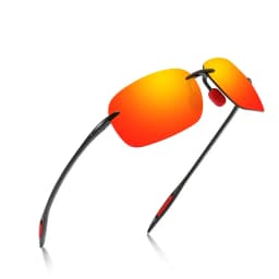 New Ultra-light Frameless Colorful Polarized Sunglasses for Men and Women TR90 Material Suitable for Leisure and Vacation UV400