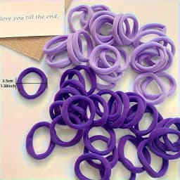 Women'S Soft Pink Hair Ties - Non-Slip Grip Hair Bands Pastel Pink Hair for Everyday Gym PartiesHair for Workout Essentials