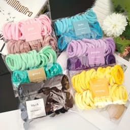 Women'S Soft Pink Hair Ties - Non-Slip Grip Hair Bands Pastel Pink Hair for Everyday Gym PartiesHair for Workout Essentials