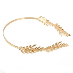 New Retro Gold Color Leaf Headband Headpiece Crown Tiara Headdress Goddess Greek Head Jewelry Bride Wedding Hair Accessories