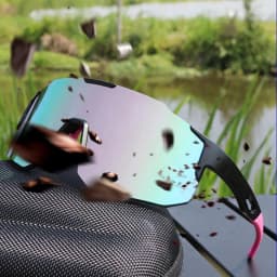 Cycling Sunglasses Large Frame UV400 Shades UV Protection Outdoor Sports Windproof Anti-Ultraviolet Hiking Climbing Goggles