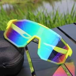 Cycling Sunglasses Large Frame UV400 Shades UV Protection Outdoor Sports Windproof Anti-Ultraviolet Hiking Climbing Goggles