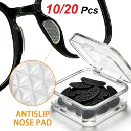 10/20 PCS Glasses Anti Slip Silicone Nose Pads, Sunglasses Nose BridgePatch Lizard like Texture Design Anti Slip Accessories