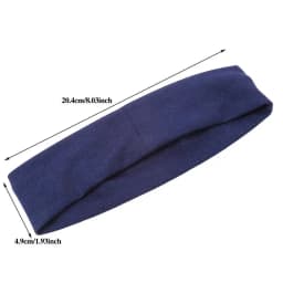 7Pcs Solid Elastic Hair Bands Yoga Headband Women Men Simple Sports Running Absorb Sweat Elastic Hair Bands Hair Accessories