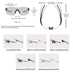 Ultra-Light Photochromic Sports Sunglasses Seamless Frameless 23g Comfort for Cycling Mountain Travel UV400 Adventure Eyewear