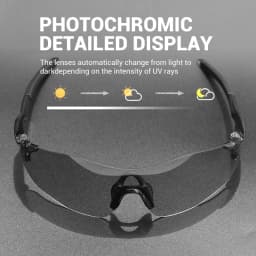 Ultra-Light Photochromic Sports Sunglasses Seamless Frameless 23g Comfort for Cycling Mountain Travel UV400 Adventure Eyewear