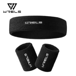 WRELS Pure Color Sports Headband Running Headwear Sweat-Absorbent Headband High Quality Sweatbands Basketball Running Headband