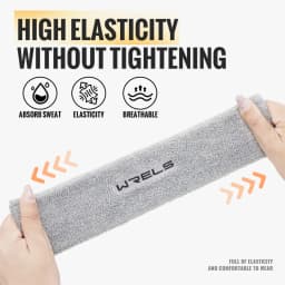 WRELS Pure Color Sports Headband Running Headwear Sweat-Absorbent Headband High Quality Sweatbands Basketball Running Headband