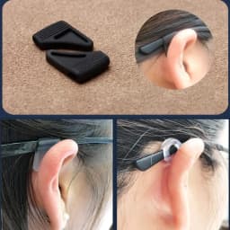 25 Pairs Eyeglasses Retainers Premium Silicone Anti-Slip Eyeglass Holder Comfort Ear Grip Hooks Protectors For Spectacle Eyewear