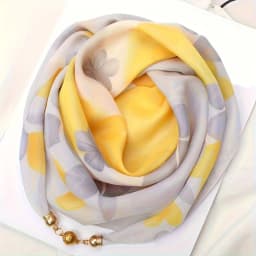 Thin Sun Protection Scarf Women Magnetic Clasp Small Square Shawl Chiffon Elegance Silk Air Conditioner Neck Protection Scarves