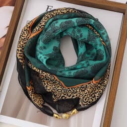 Thin Sun Protection Scarf Women Magnetic Clasp Small Square Shawl Chiffon Elegance Silk Air Conditioner Neck Protection Scarves