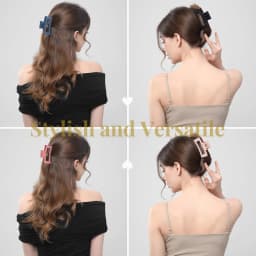 10Pcs Colorful Square Non-Slip Hair Claw Clips for Women 2.6 Inch Strong Hold Jaw Clip Bulk Hair Accessories for Daily Use Gift
