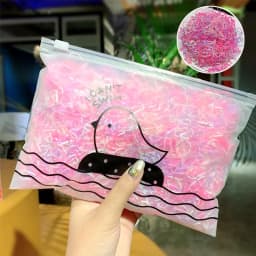 1000pcs/Pack Children Colorful Small Disposable Rubber Bands Gum For Ponytail Holder Elastic Hair Bands Fashion Hair Accessories