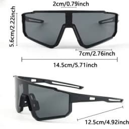 1pc Men'S Large Frame Fashion Glasses Lightweight & Durable for Daily Life & Activities