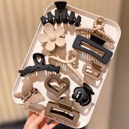 11 Stylish and High-End Hair Claws, Perfect as a Gift for Cute Girls, Fashionable Women's Hair Accessories