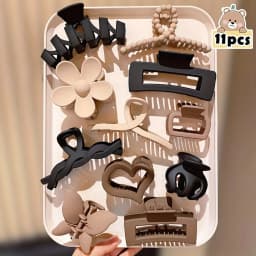 11 Stylish and High-End Hair Claws, Perfect as a Gift for Cute Girls, Fashionable Women's Hair Accessories