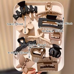 11 Stylish and High-End Hair Claws, Perfect as a Gift for Cute Girls, Fashionable Women's Hair Accessories