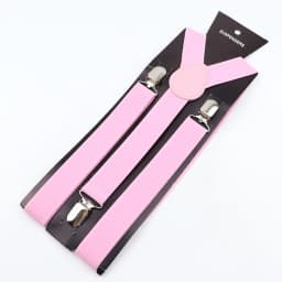 Hot Sale Solid Color Elastic Leather Suspender For Men Women Black Red Sage Green Adjustable Pants Shirt Girl Skirt Accessories