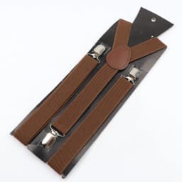 Hot Sale Solid Color Elastic Leather Suspender For Men Women Black Red Sage Green Adjustable Pants Shirt Girl Skirt Accessories