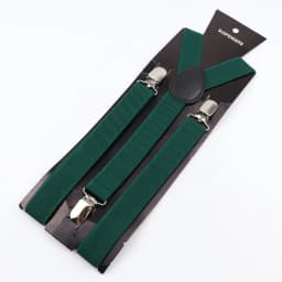 Hot Sale Solid Color Elastic Leather Suspender For Men Women Black Red Sage Green Adjustable Pants Shirt Girl Skirt Accessories