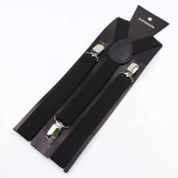 Hot Sale Solid Color Elastic Leather Suspender For Men Women Black Red Sage Green Adjustable Pants Shirt Girl Skirt Accessories