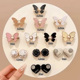Butterfly Jeans Button Adjustable Clips For Pant Skirts Waist Tightener Buckle Snap Button Pants Pin Retractable Button Adjuster
