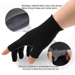 Touchscreen Nylon Gloves for Men Women Non-slip Breathable Half Finger Gloves for Summer Outdoor Riding Sport Fitness Sunscreen
