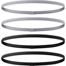 4PCS Unisex Sports Thin Headband Non-Slip Elastic Women Men Yoga Hair Bands Sweatband Football Running Biking Sports Hairband