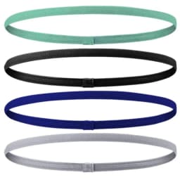 4PCS Unisex Sports Thin Headband Non-Slip Elastic Women Men Yoga Hair Bands Sweatband Football Running Biking Sports Hairband