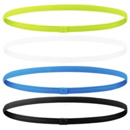 4PCS Unisex Sports Thin Headband Non-Slip Elastic Women Men Yoga Hair Bands Sweatband Football Running Biking Sports Hairband