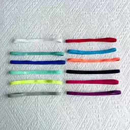4PCS Unisex Sports Thin Headband Non-Slip Elastic Women Men Yoga Hair Bands Sweatband Football Running Biking Sports Hairband