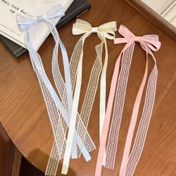 Fashion Bow Ribbon Hair Clips For Women Girls Lace Hairpins Barrettes Set Korean Bow Clips Party Hair Accessories Headwear Gifts